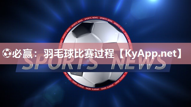 羽毛球比赛过程